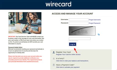 wirecard login